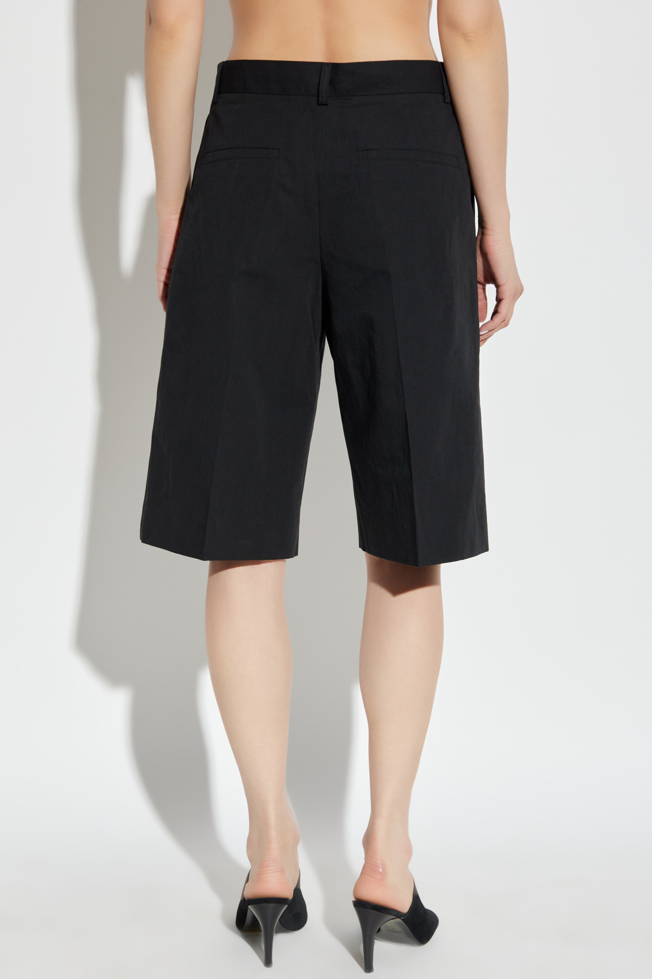 TOTEME Cotton and linen shorts | Women's Clothing | Vitkac